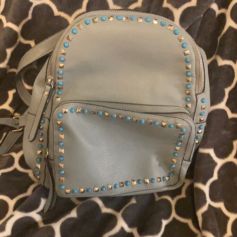 Embellished mini backpack